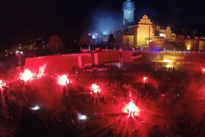 Pielgrzymka kibicow na Jasna Gore