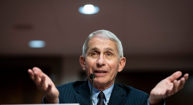 Dr. Anthony Fauci, director of the National Institute of Allergy and Infectious Diseases, speaks during a Senate Health, Education, Labor and Pensions Committee hearing on June 30, 2020 in Washington, DC. Top federal health officials discussed efforts for safely getting back to work and school during the coronavirus pandemic.