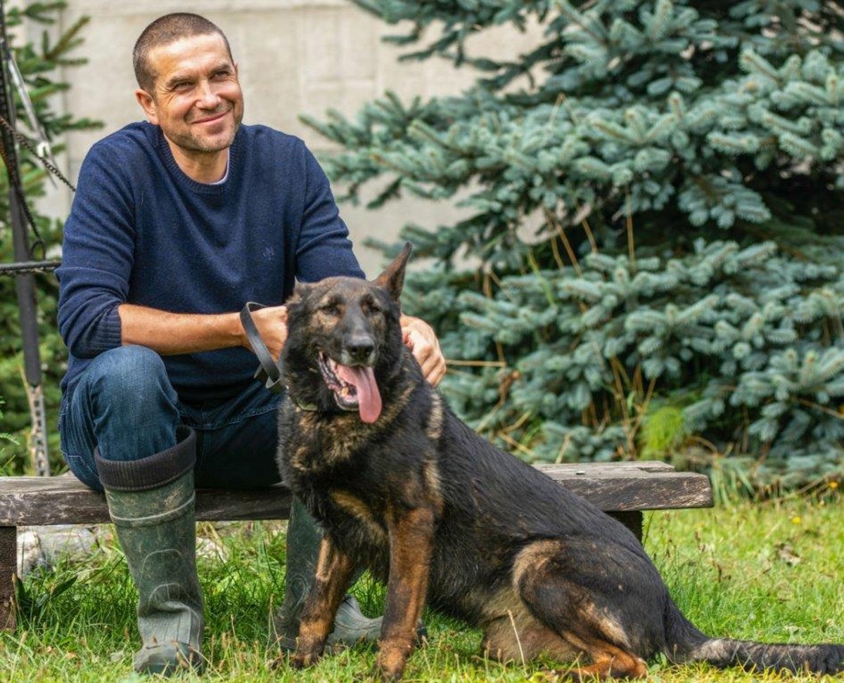 Marcin Dorociński w Zakątku Weteranów