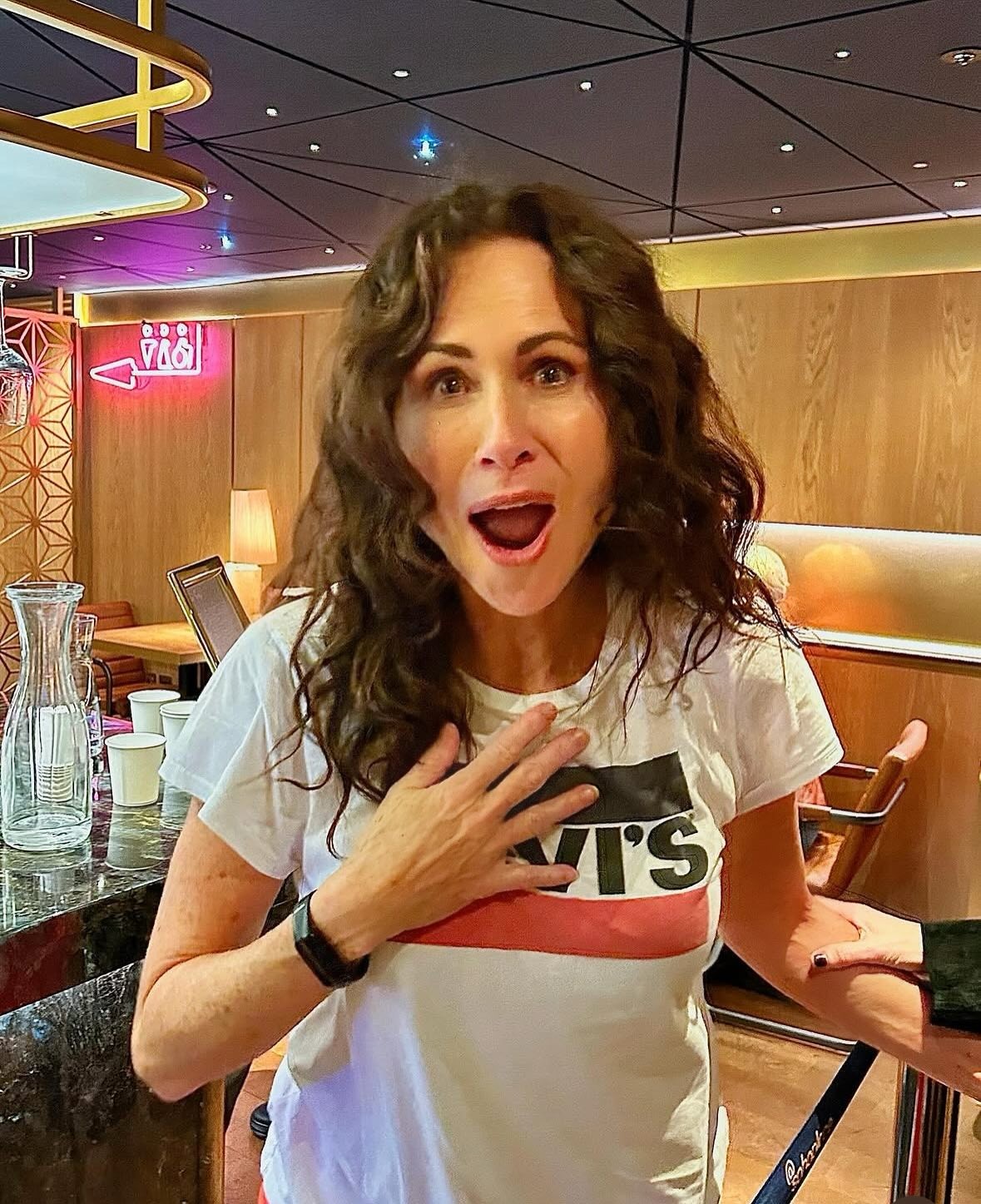 Herečka Minnie Driver. 