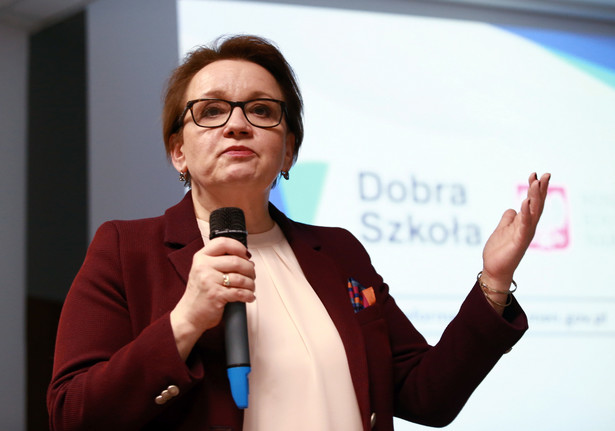 Minister edukacji narodowej Anna Zalewska