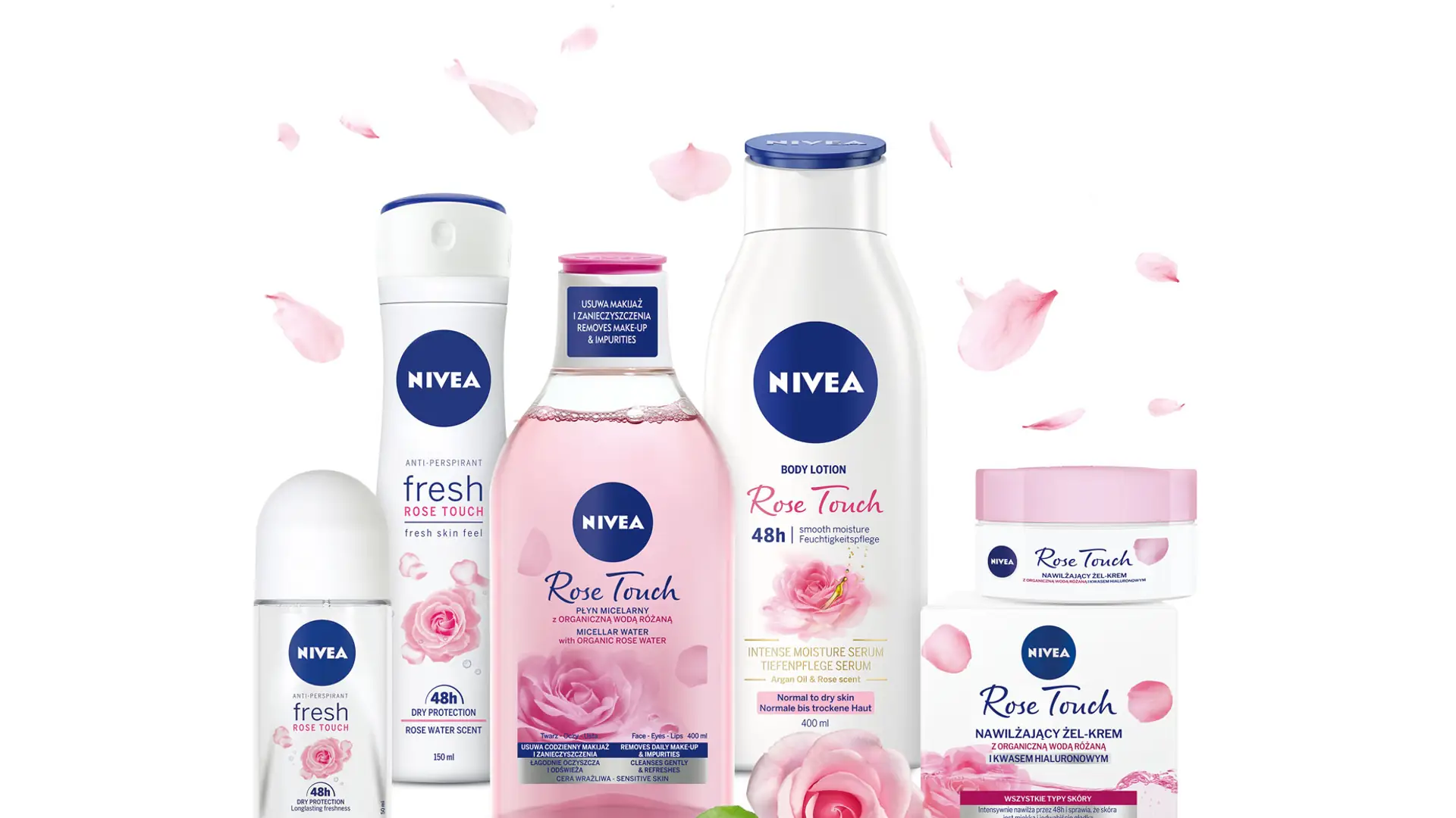 Niezwykłe właściwości wody różanej w linii NIVEA Rose Touch