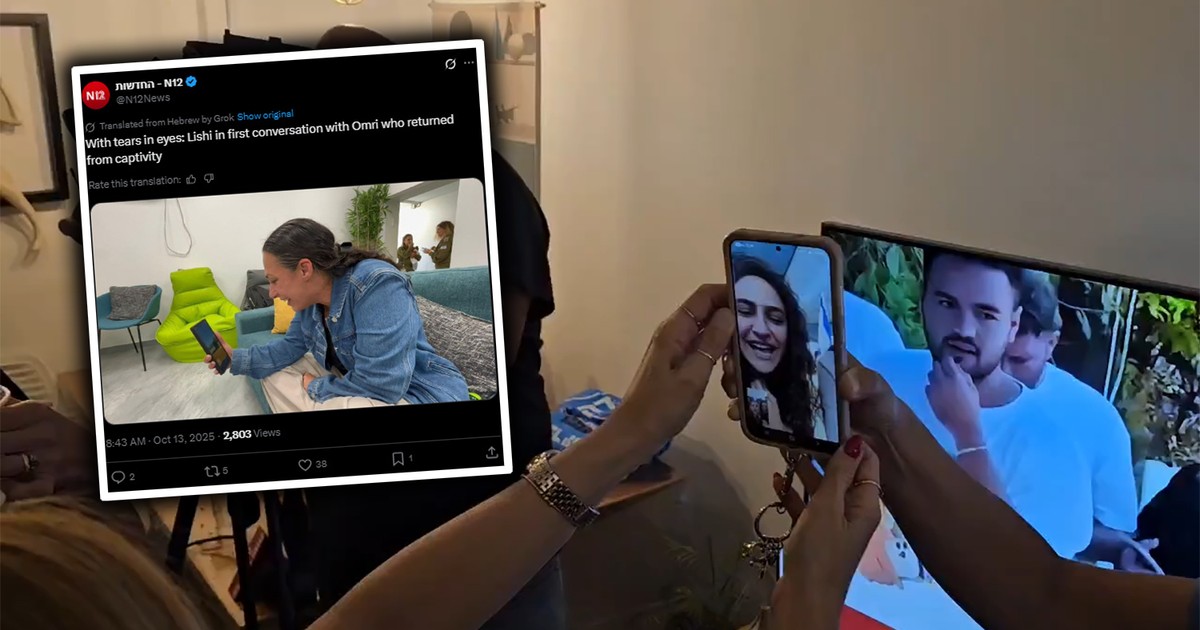 Rodziny na ten telefon czekały 738 dni. Wzruszające nagrania z Izraela. "Wracasz do domu, nie ma wojny"