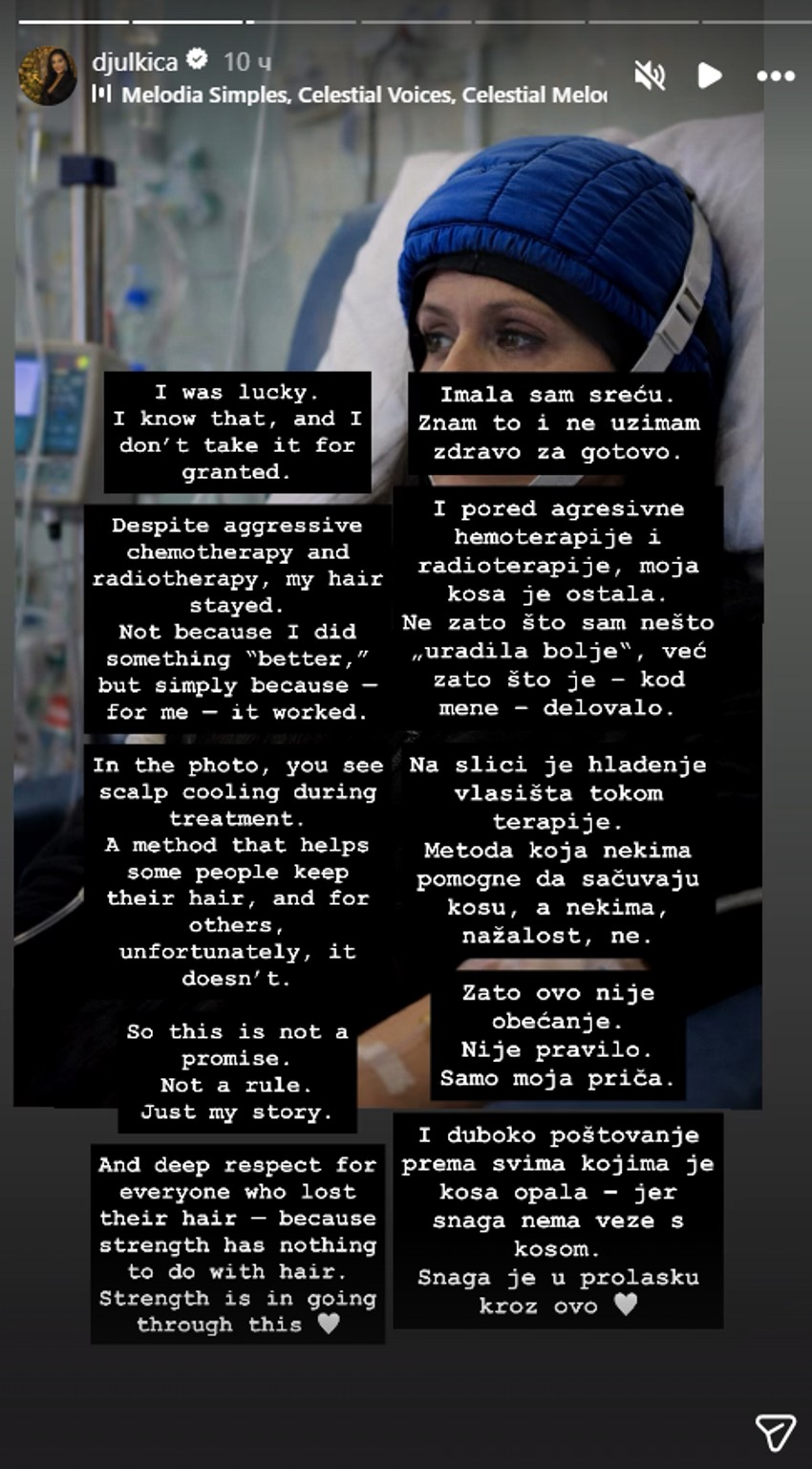 Ćerka Sinana Sakića o borbi sa karcinomom 