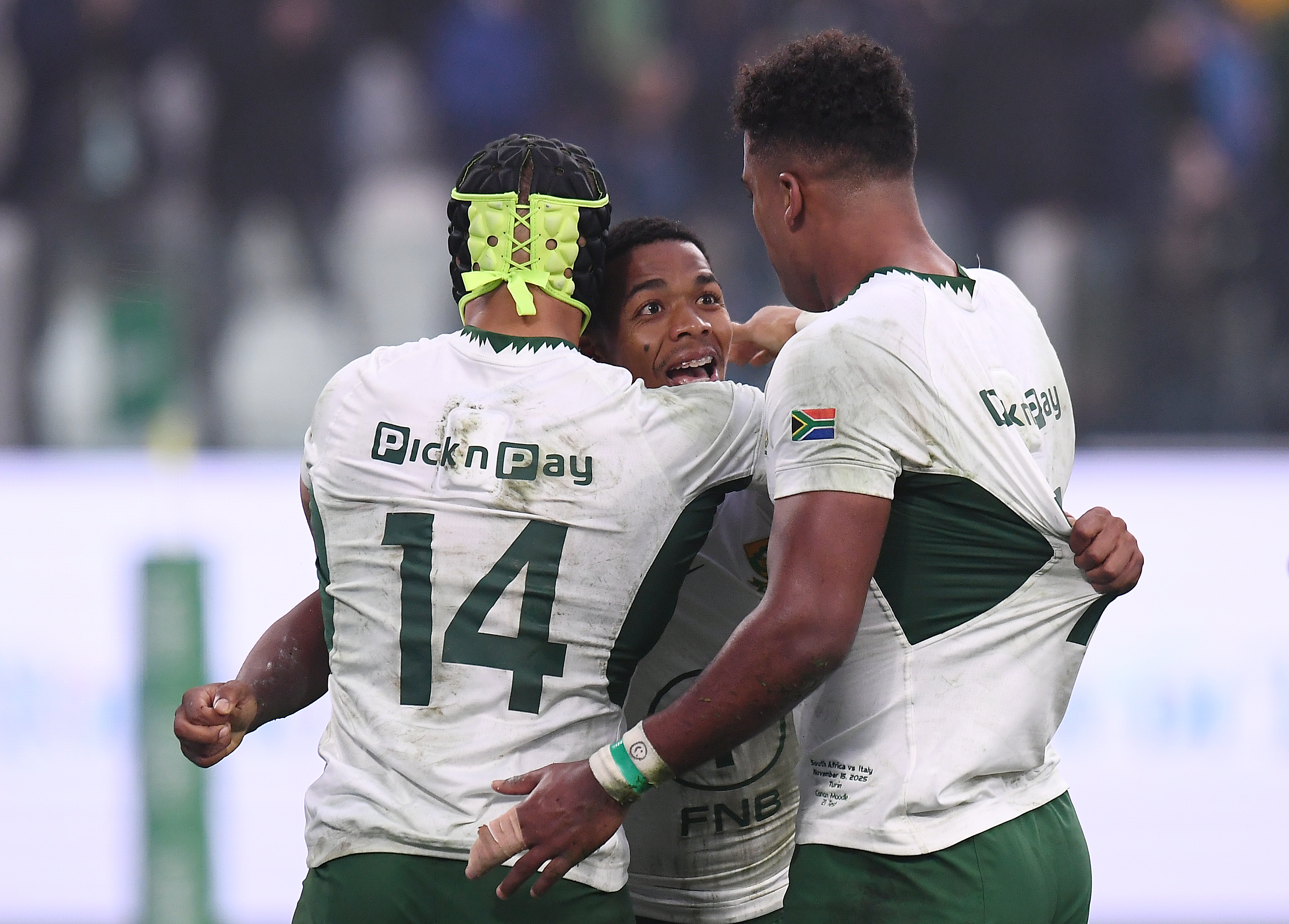 Italia ko col Sudafrica: 70 minuti contro 14 uomini non bastano