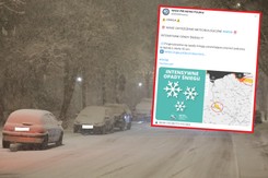 IMGW w nocy wydało kolejne ostrzeżenia. Lód na drogach i intensywne opady śniegu