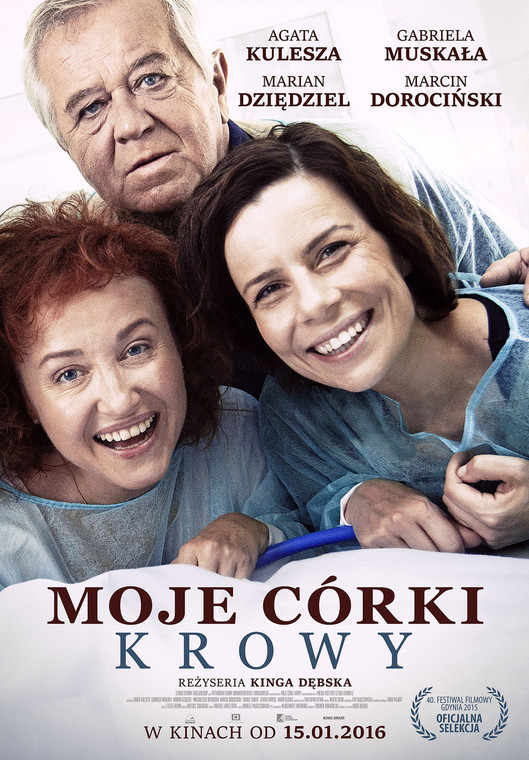 "Moje córki krowy" - plakat