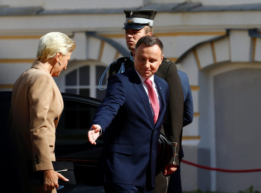 Andrzej Duda i Agata Duda z wizytą na Łotwie