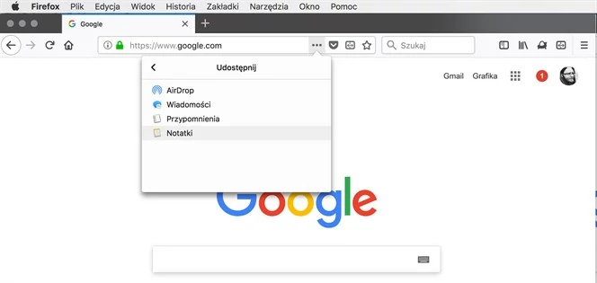 Firefox 61.0 to m.in. proste udostępnianie linków w macOS