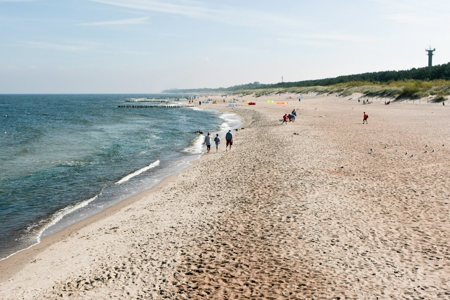 Plaża w Dziwnowie