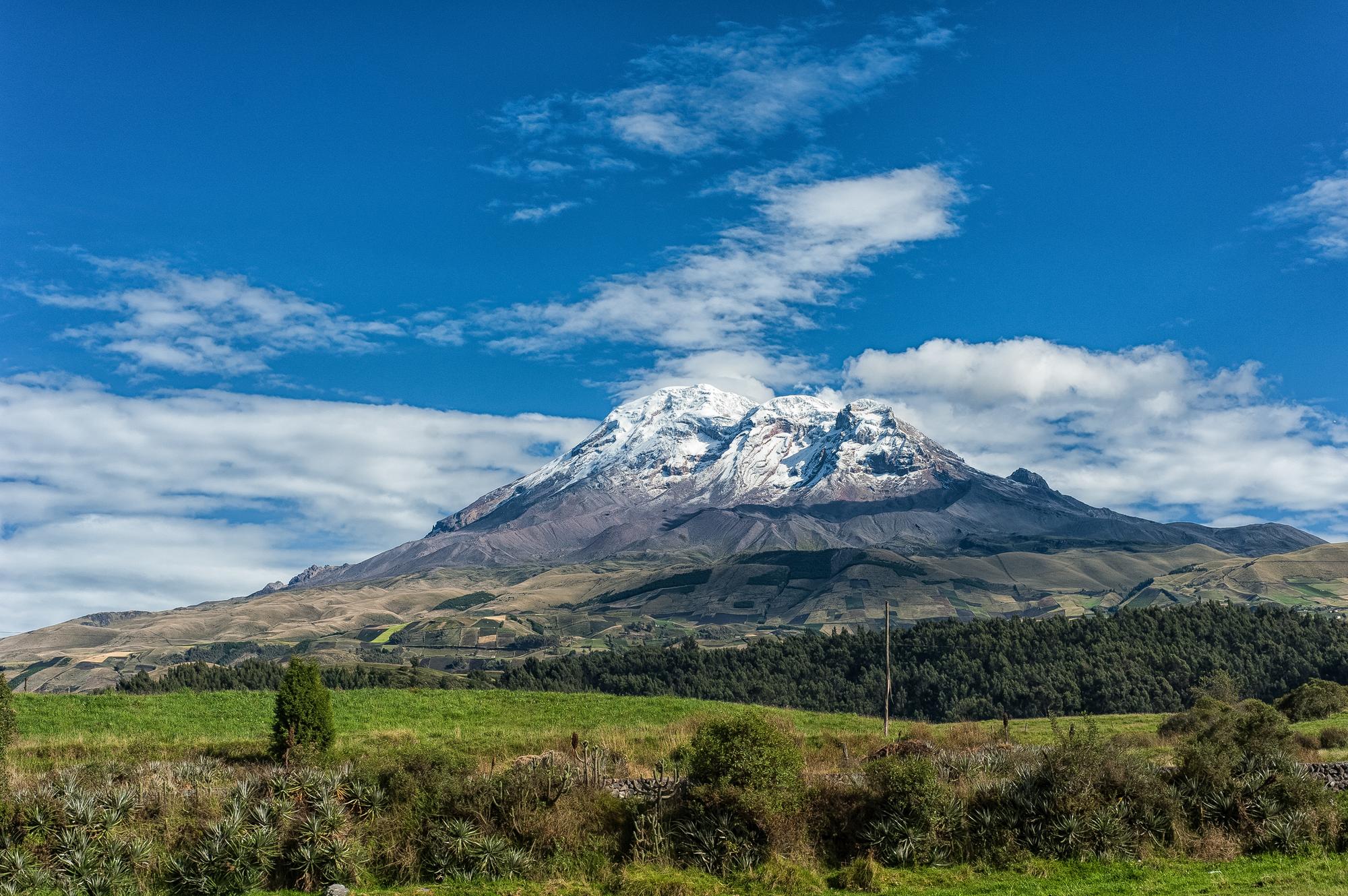 Chimborazo v Ekvádore