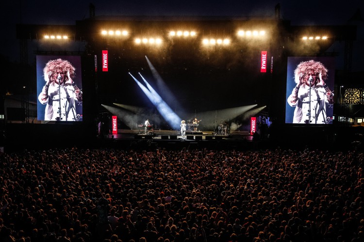 Katarzyna Nosowska na koncercie Męskie Granie 2018 w Żywcu fot. D. Kramski