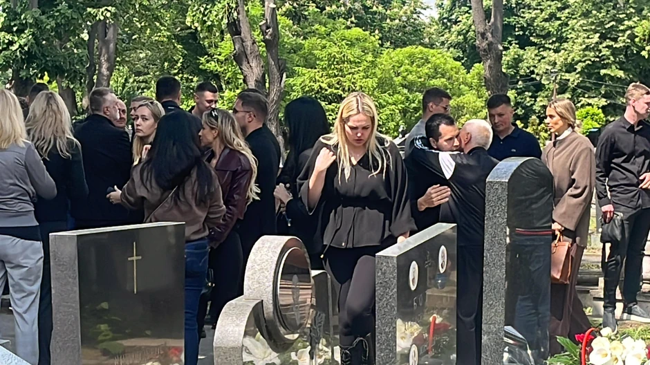 Ćerka Kristina na pomenu