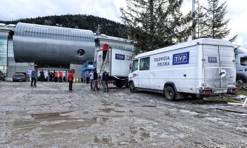 Skoki w innej telewizji. 