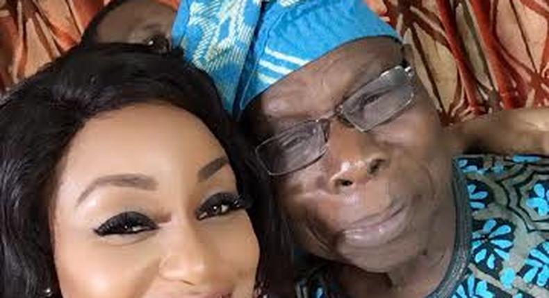 Rita Dominic and Ex-President Olusegun Obasanjo 