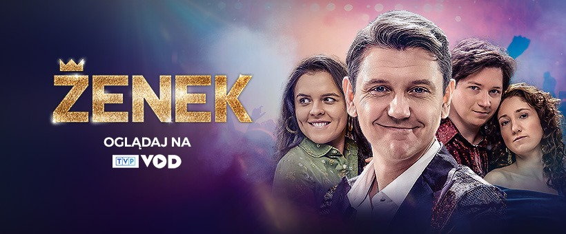 Plansza reklamująca film "Zenek" w serwisie VOD TVP