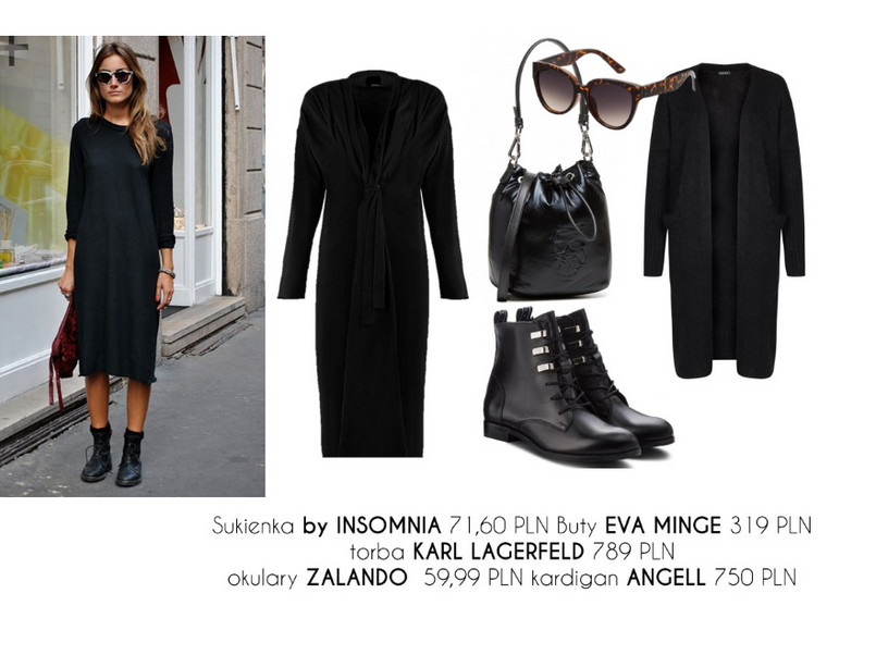 Wiosenne STYLIZACJE w wersji black total look