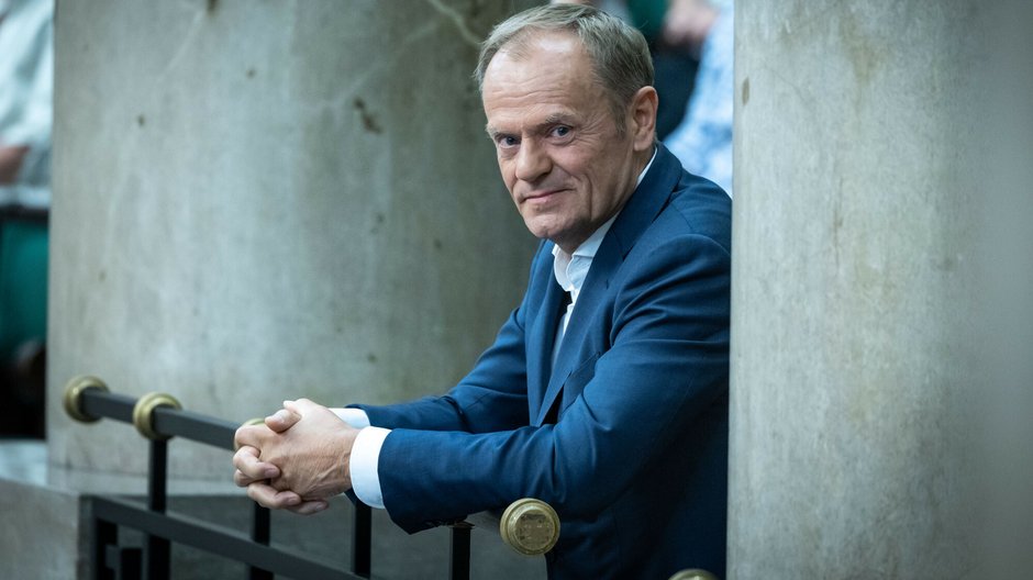 Przewodniczący PO Donald Tusk na posiedzeniu Sejmu