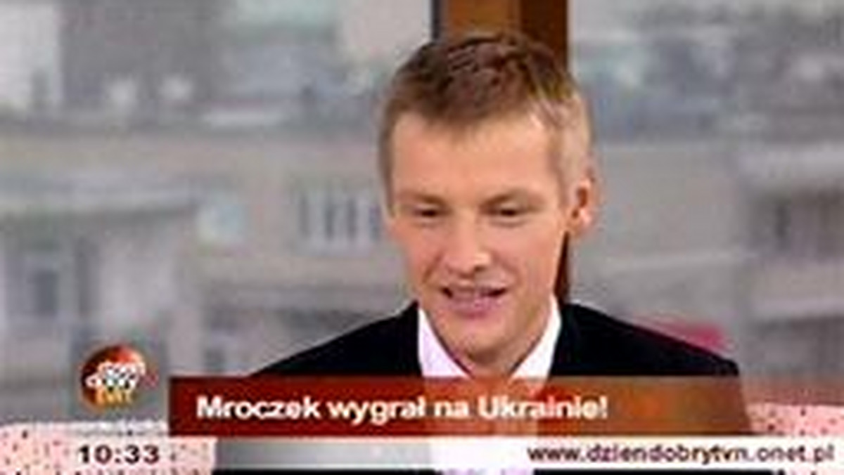 Znany z serialu "M jak Miłość" polski aktor Marcin Mroczek i Ukrainka Hanna Pyłypenko zostali zwycięzcami ukraińskiego "Tańca z gwiazdami" w stacji