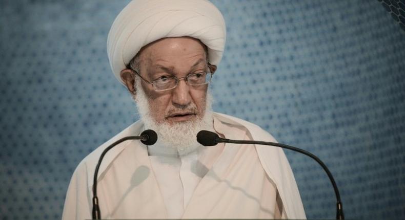 Mustapha Hamdan, an 18-year-old Bahraini, was shot to death near the home of Sheikh Isa Qassim (pictured here), during a police raid on the cleric's home outside of Manama