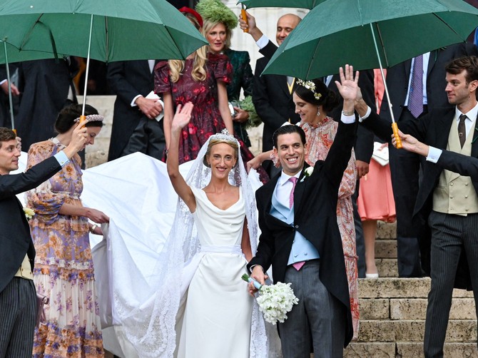 Princeza Marija na svom venčanju
