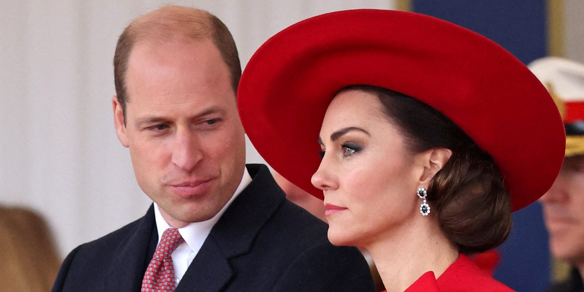 Książę William i księżna Kate. 