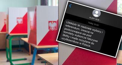 Alert RCB przed wyborami. Po co ten SMS? Wcześniej przychodziły dziwne wiadomości