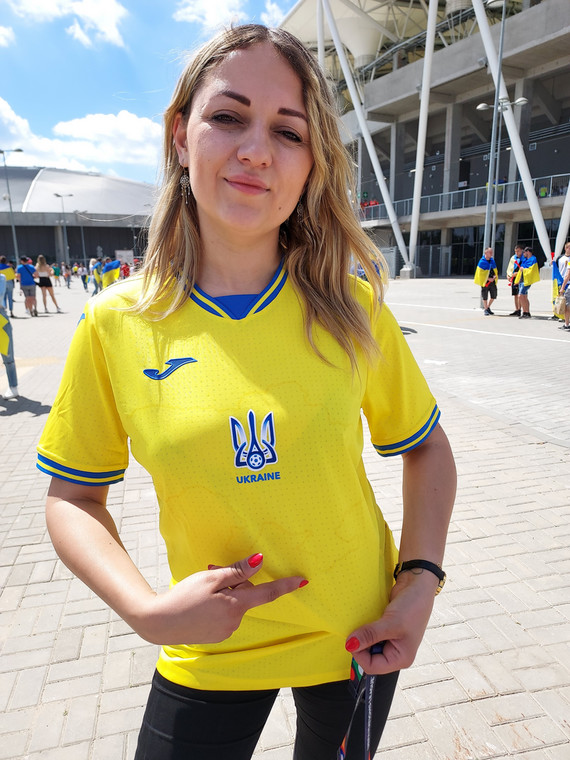 Oksana Ostrowska pokazuje Krym na koszulce reprezentacji