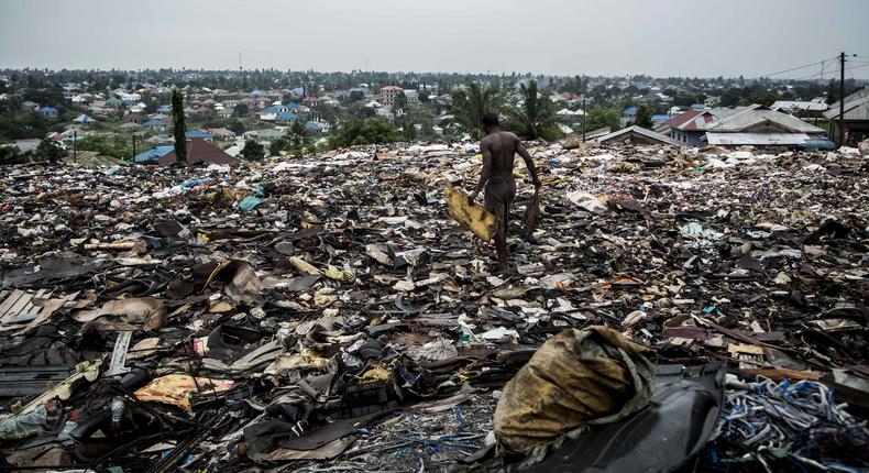 Electronic marvels turn into dangerous trash in East Africa