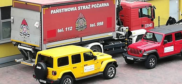 Flota samochodów FCA Poland wspiera walkę z COVID-19 w Polsce