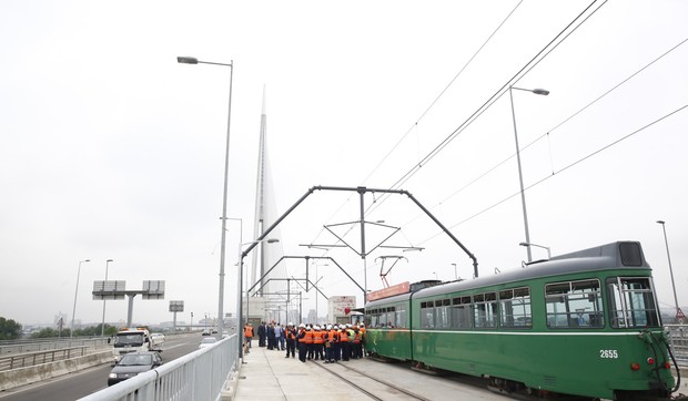 Tramvaj Most na Adi probna vožnja Vesić