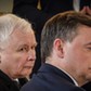 Uroczystość wręczenia uchwały PKW o wyborze Andrzeja Dudy na prezydenta RP, Warszawa, 21 lipca 2020 r. Na zdjęciu Jarosław Kaczyński i Zbigniew Ziobro.