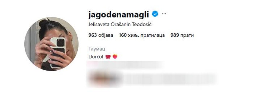 Jelisaveta Orašanin, objava