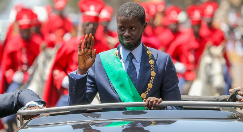 Senegalese President Bassirou Diomaye Faye. [Getty Images]