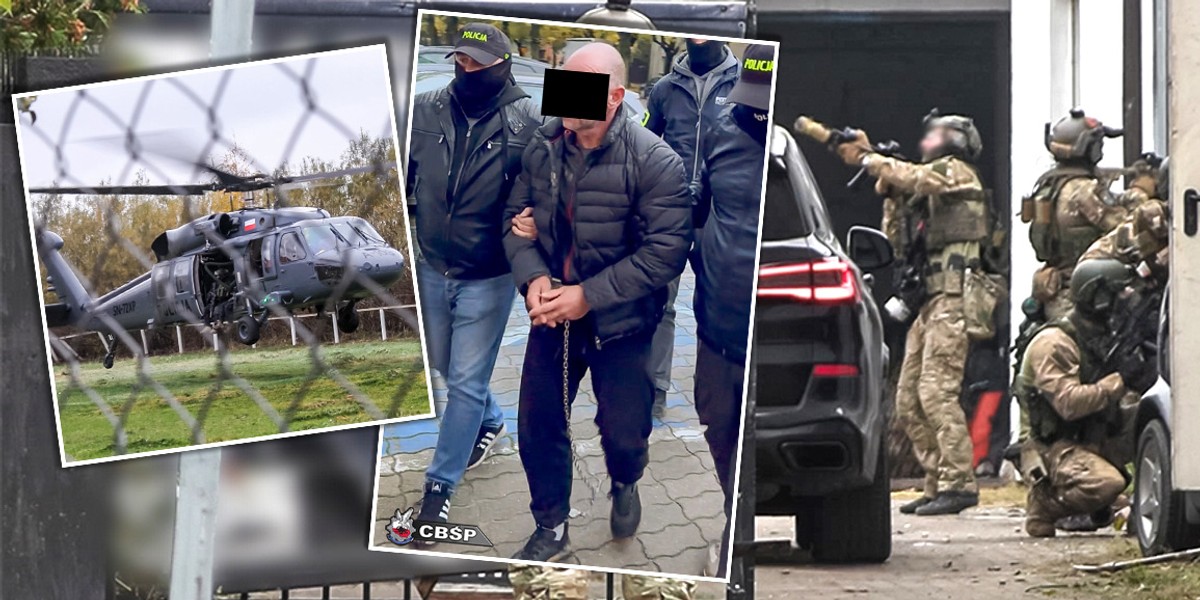 Jednym z zatrzymanych był gangster "Marek z Marek".