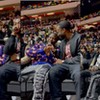 Stonebwoy spotted at the London Lions Vs Newcastle Eagles basketball game in the United Kingdom