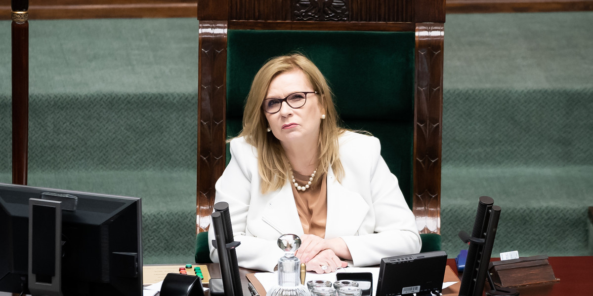Wicemarszałek Sejmu Małgorzata Gosiewska.