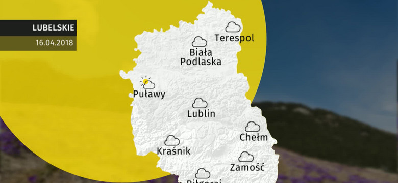 Prognoza pogody dla woj. lubelskiego - 16.04