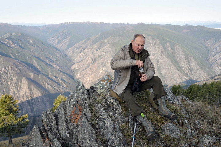 Władimir Putin w górach / fot. Alexei Nikolsky / Contributor / Getty Images