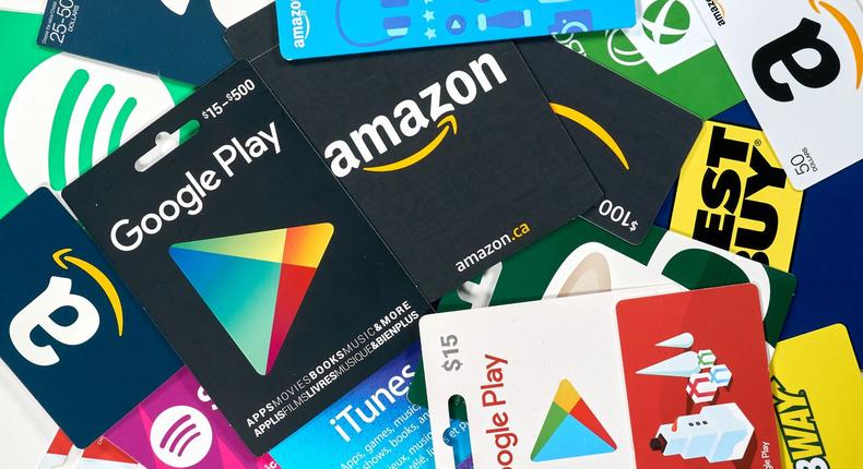 Gift cards (Chicago sun-Times)