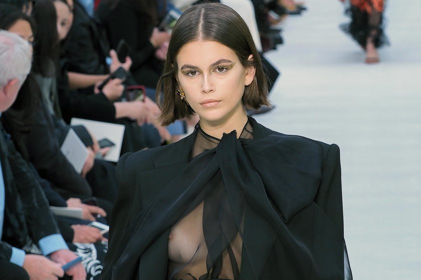 Kaia Gerber na Paris Fashion Week