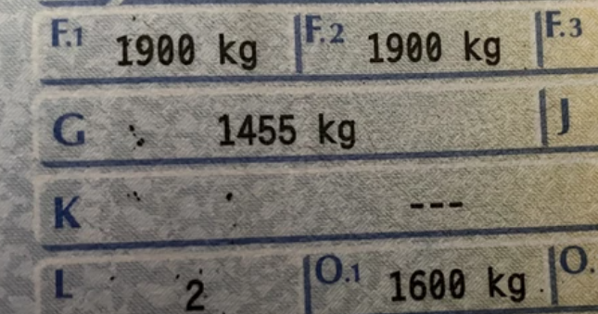  Pola F.1 i F.2 w dowodzie rejestracyjnym mogą się różnić. Czy wiesz, co to oznacza?