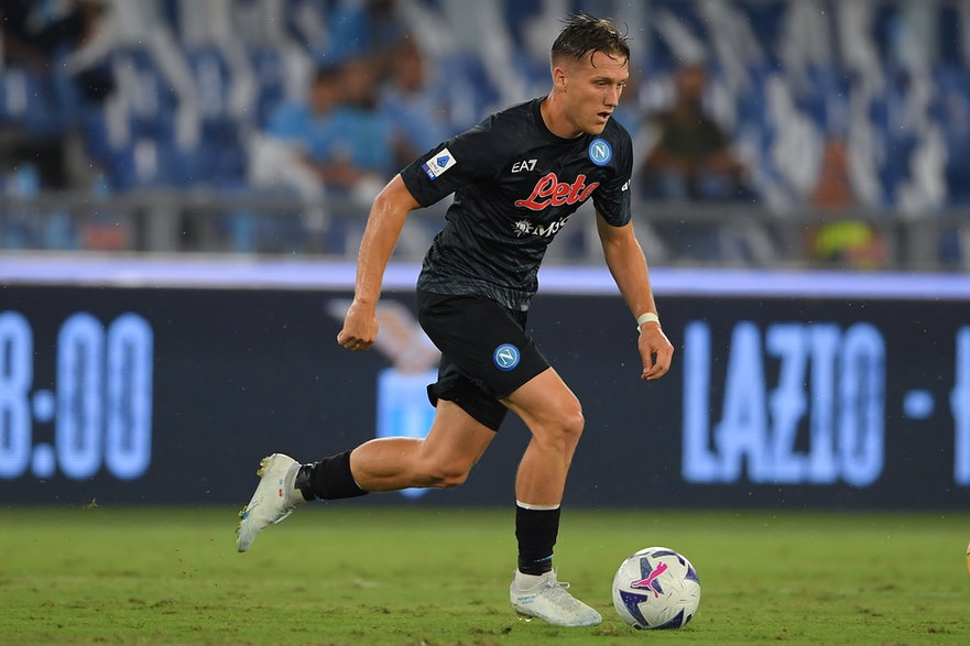 Piotr Zieliński był najlepszym piłkarzem Napoli w przegranym (1:2) meczu z Lazio