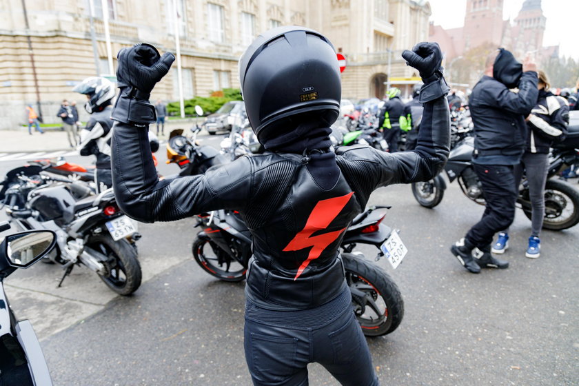 Szczecin Protest Motocyklistów