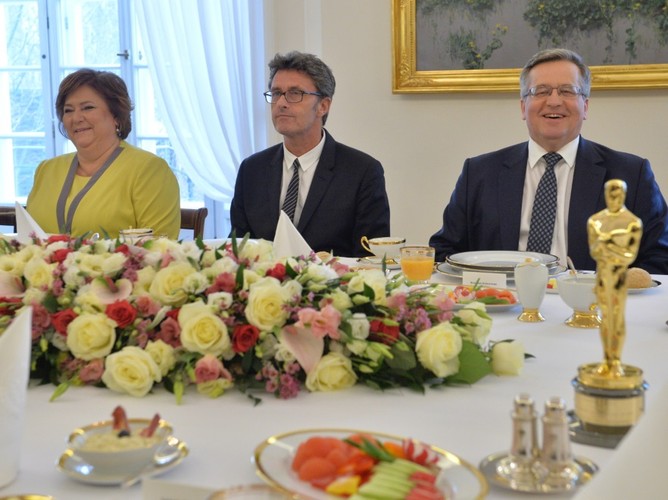 Anna Komorowska, Paweł Pawlikowski i Bronisław Komorowski
