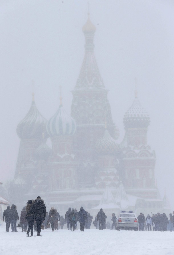 RUSSIA WEATHER SNOWFALL