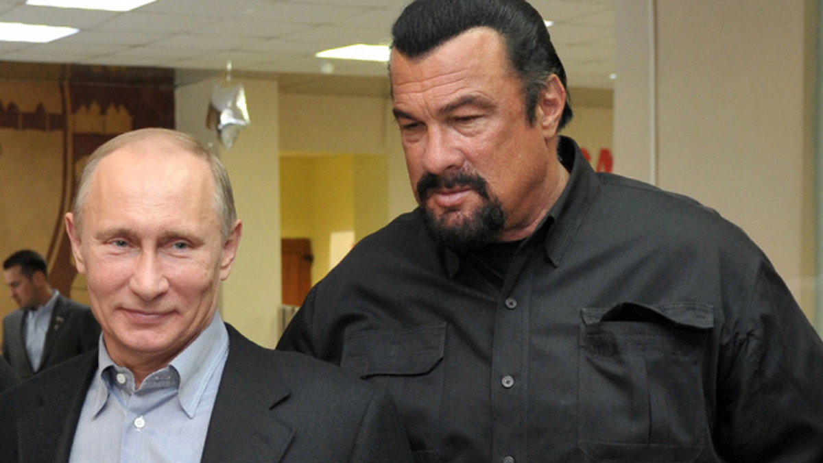 Steven Seagal wspiera Władimira Putina w promowaniu zdrowego stylu życia wśród dzieci.