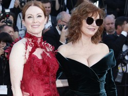 Nawet Monica Bellucci była mniej sexy! Oszałamiający biust 70-letniej Susan Sarandon w Cannes. FOTO