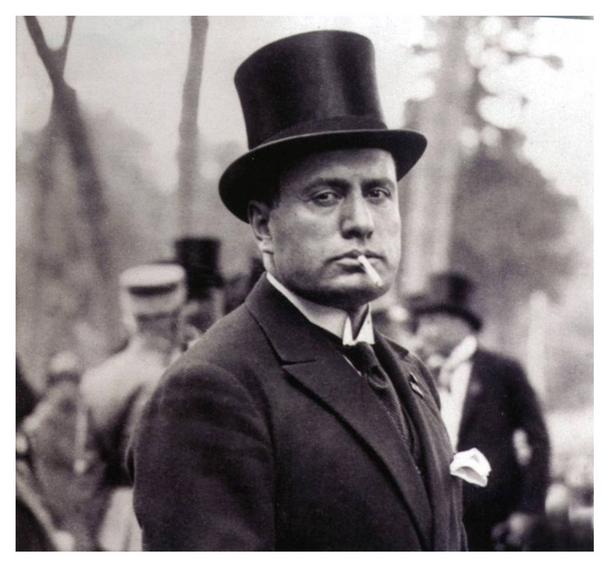 Premier Benito Mussolini po objęciu władzy we Włoszech, 1922 r.
