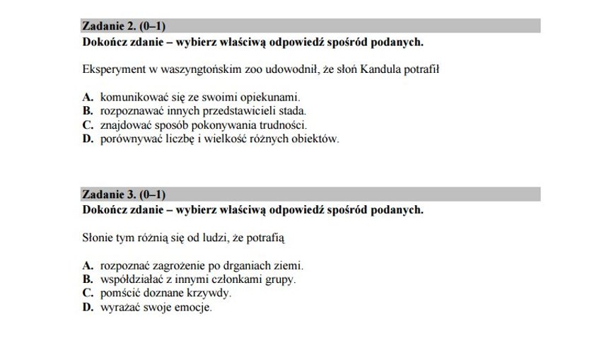 Pierwszy poważny sprawdzian 6-klasistów